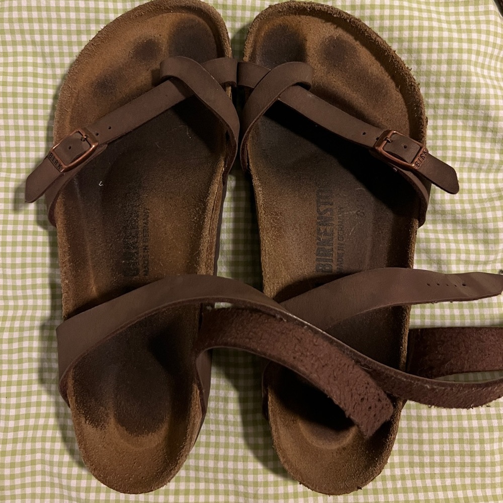 Wrap around ankle Birkenstocks